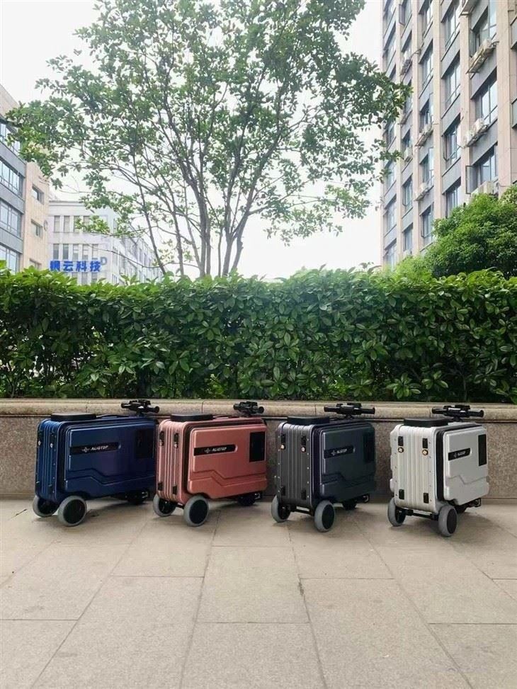 Business-Class Electric Seated Suitcase best